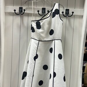 Kate Spade Asymmetrical One Shoulder A-Line Dress